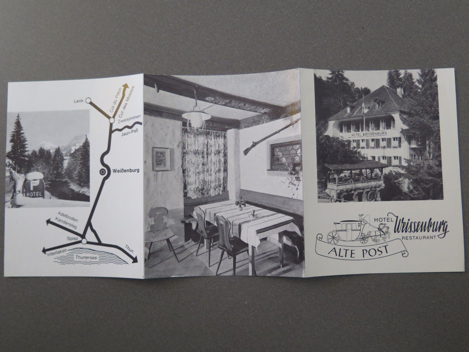 Dokumente: WEISSENBURG - HOTEL ALTE POST - KLEINPROSPEKT – Gebraucht aus Wittenbach von lipasal 1