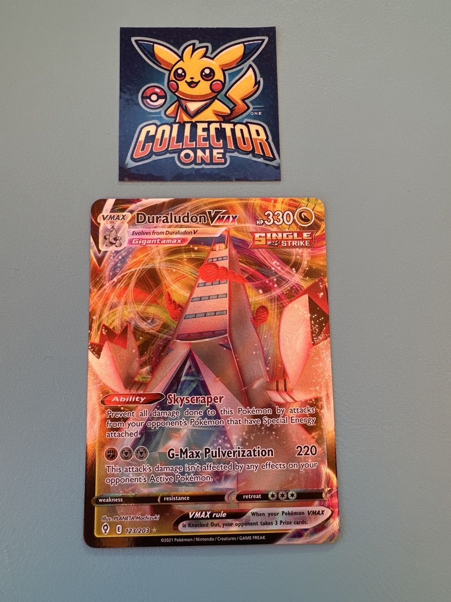 Pokémon Carte collezionabili: Pokemon Duraludon VMAX Evolving Skies 2021 Best Set Ever – Nuovo (secondo la descrizione) da Lommiswil venduto da CollectorOne