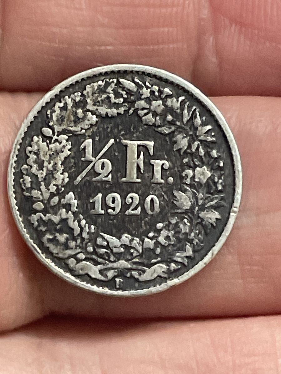 Alle Münzen: 1/2 Fr. 1920 argent – Gebraucht aus Montreux von Pipo7878 2