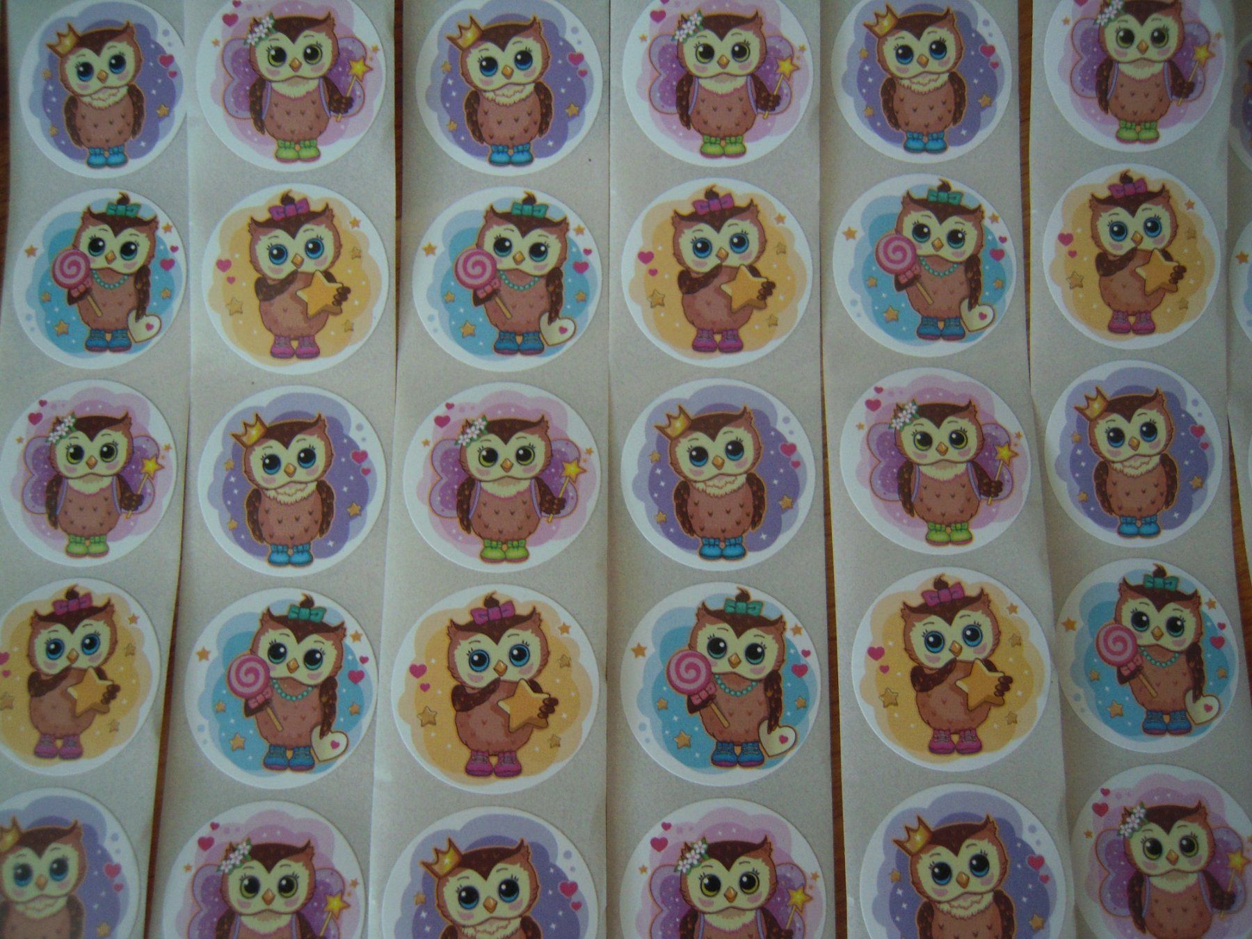 Sticker: 50 Neue Eulen Sticker / Aufkleber – Nuovo e nell'imballaggio originale da Uzwil venduto da visions77 1
