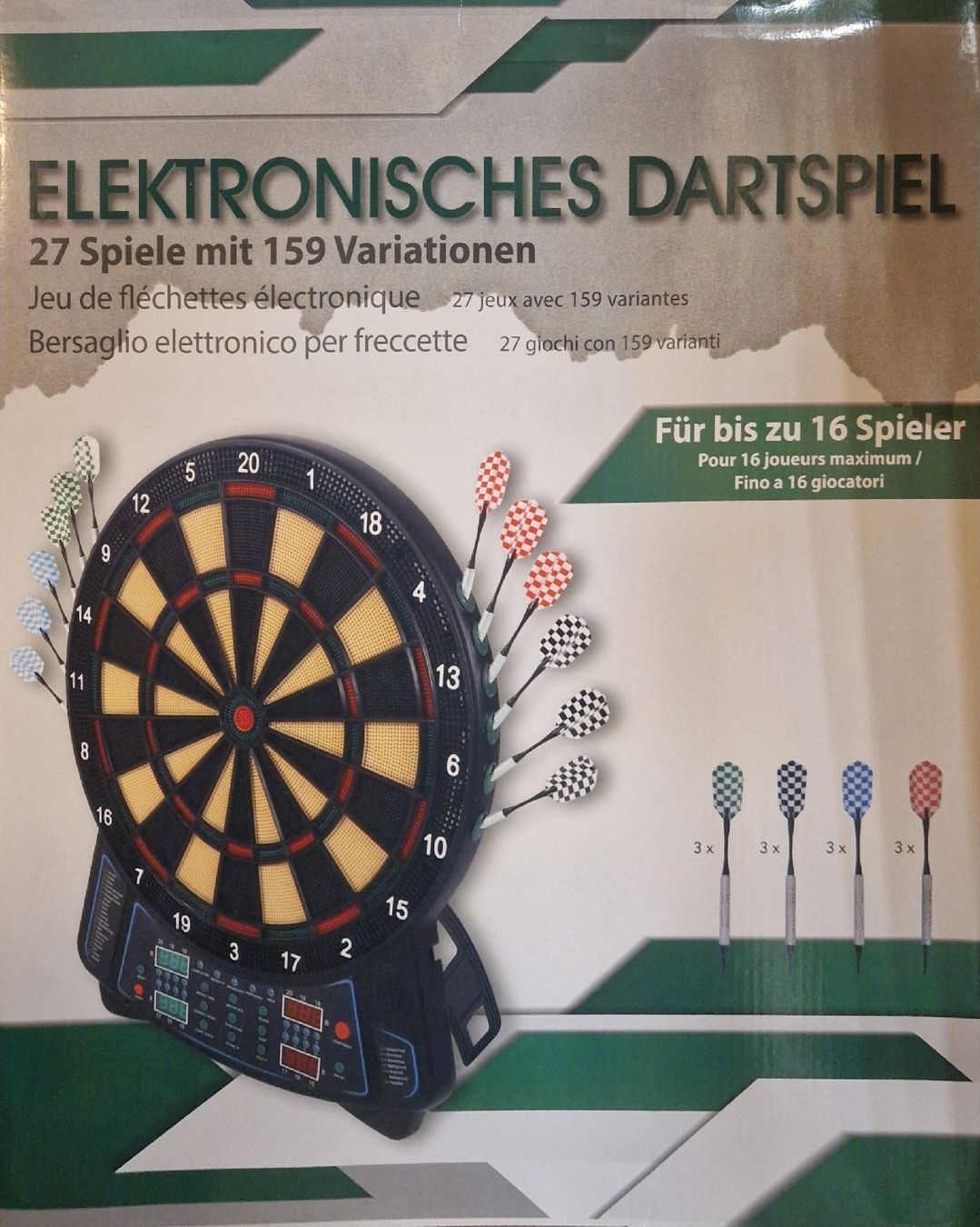 Dart: Dartscheibe elektronisch – Neu und originalverpackt aus Zollikofen von