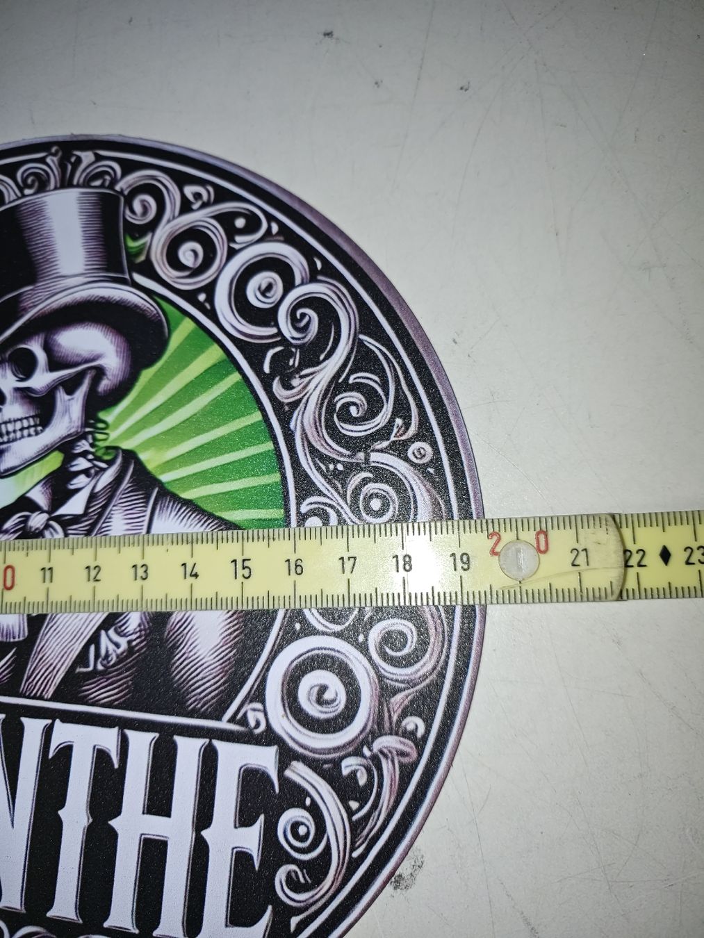 Insegne: Absinth Blechschild neu. (nov640) – Nuovo e nell'imballaggio originale da Künten venduto da Schnaepplihuus 3