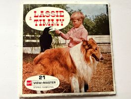 View-Master 3D: Nr. B 474 LASSIE und TIMMY (3 Scheiben)