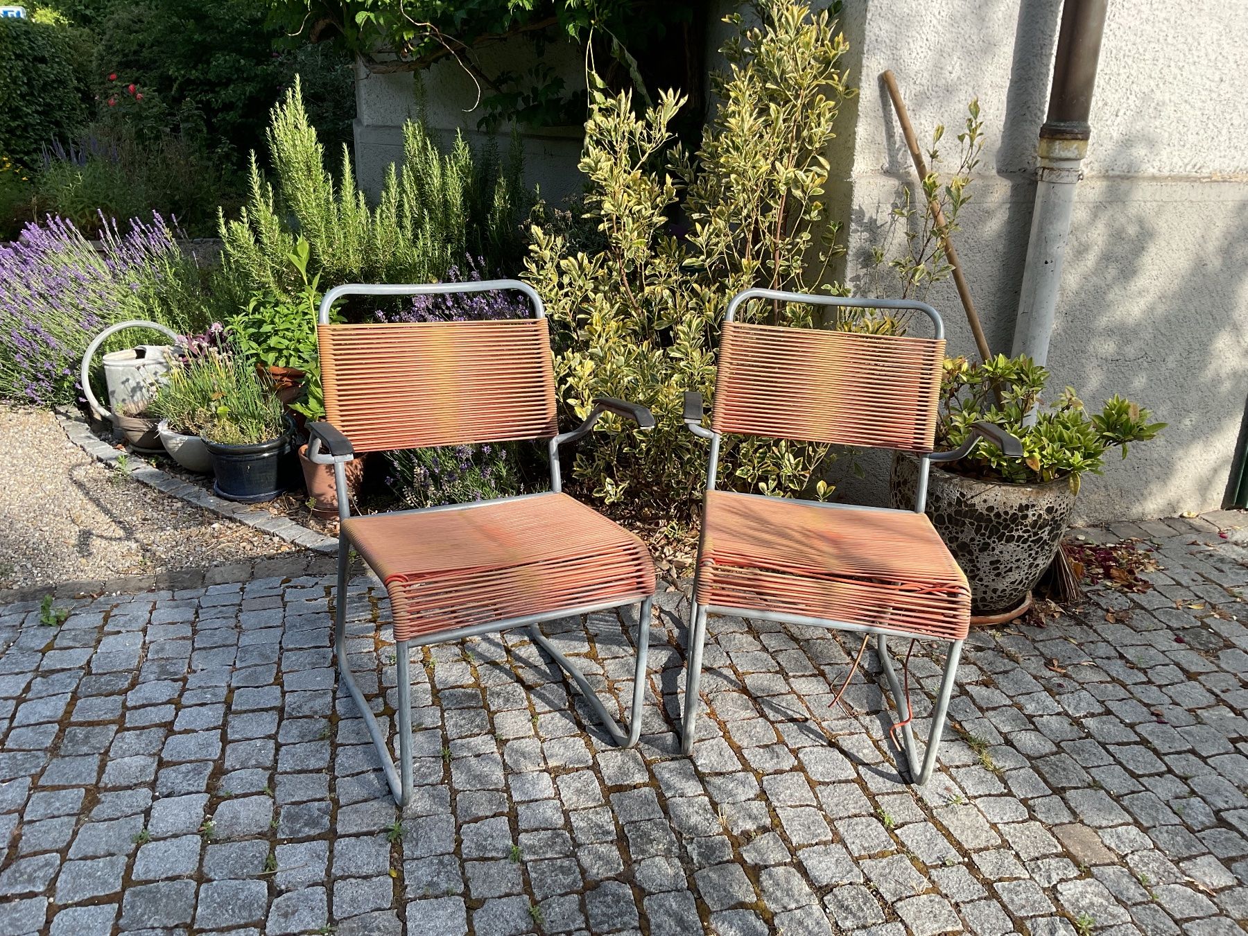 Bigla Sedie: 2 Spaghetti Gartenstühle – Usato da Zürich venduto da pathans