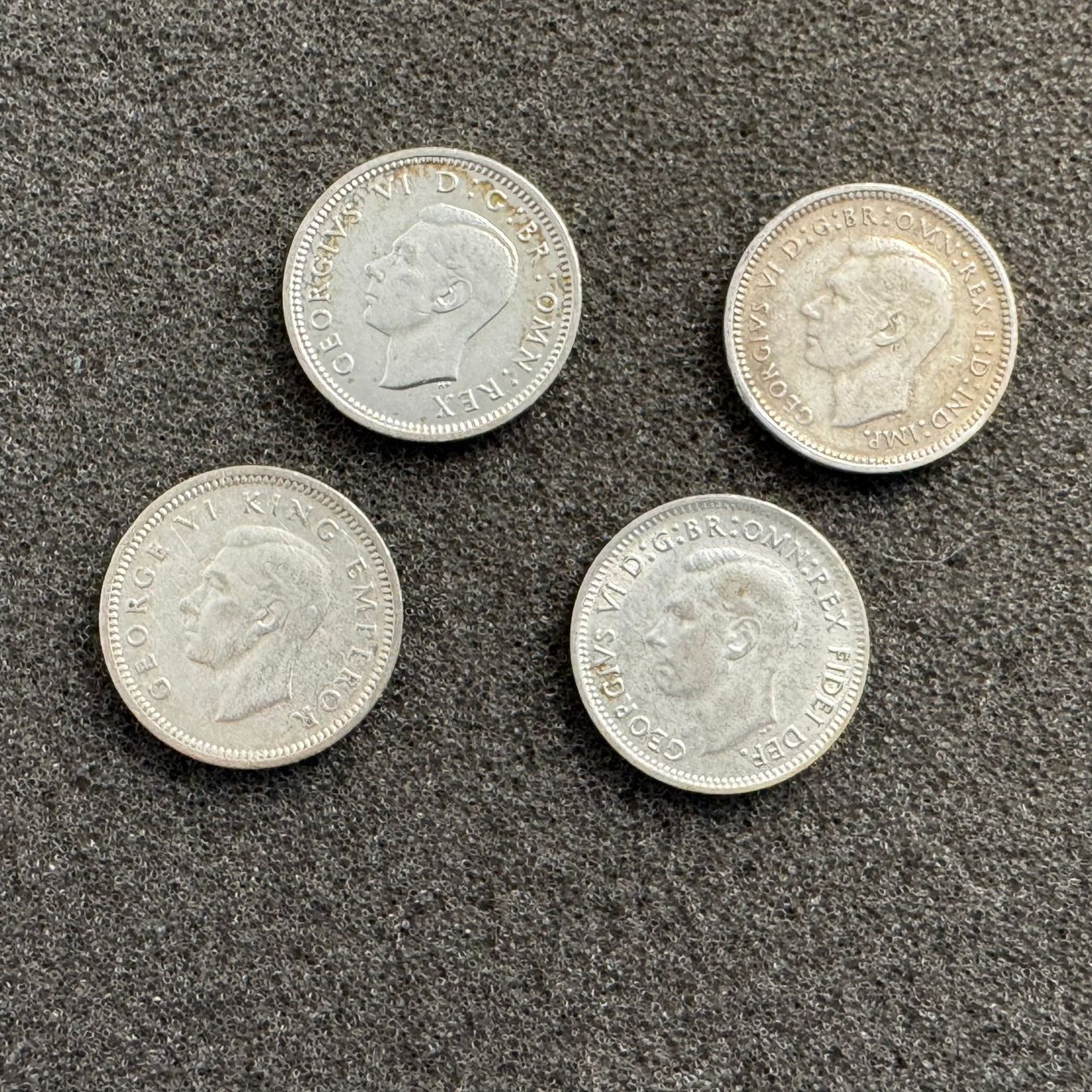 Alle Münzen: 4 x 3 Pence Silber Australien div. Jahre – Gebraucht aus Reitnau von tb-muenzen 1