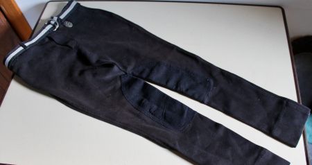 Schwarze Kinder Reithose, Equilibre, Grösse 140