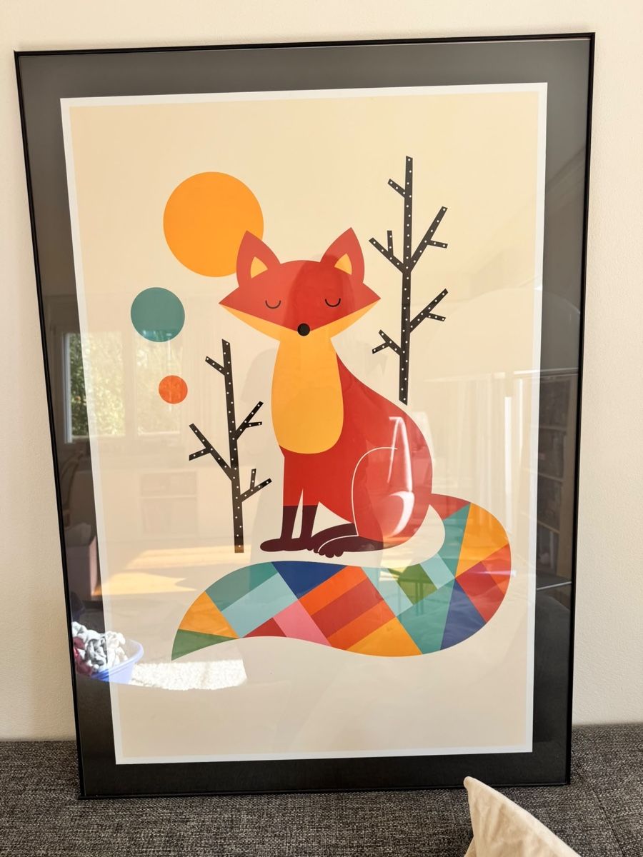 Foto & Immagini: Wandbild Fuchs mit schwarzem Rahmen – Usato da Gais venduto da Taro27