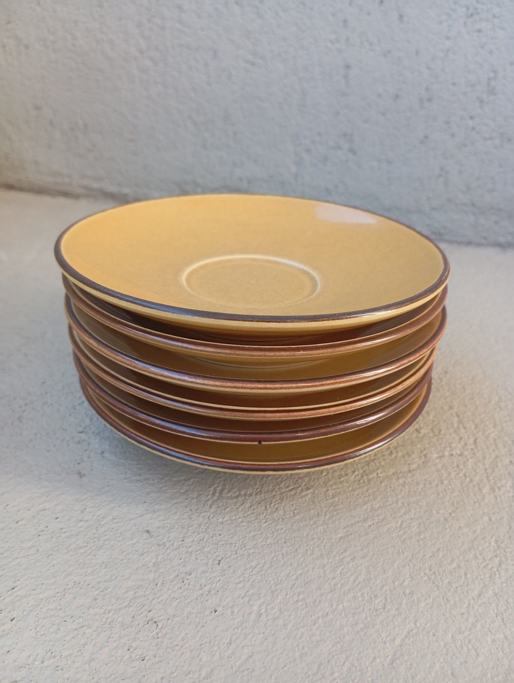 Rössler Piatti: RÖSSLER® 6 x kleine Teller "Senfgelb" – Nuovo (secondo la descrizione) da Zeneggen venduto da shemesh_ 4