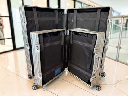 2 tlg. Bundle Aluminium Koffer Vollaluminium 78cm & 55cm NEU