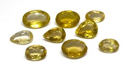 9x Citrines (Quartz lemon2) 100.33ct Valeur 1'600.- Fr