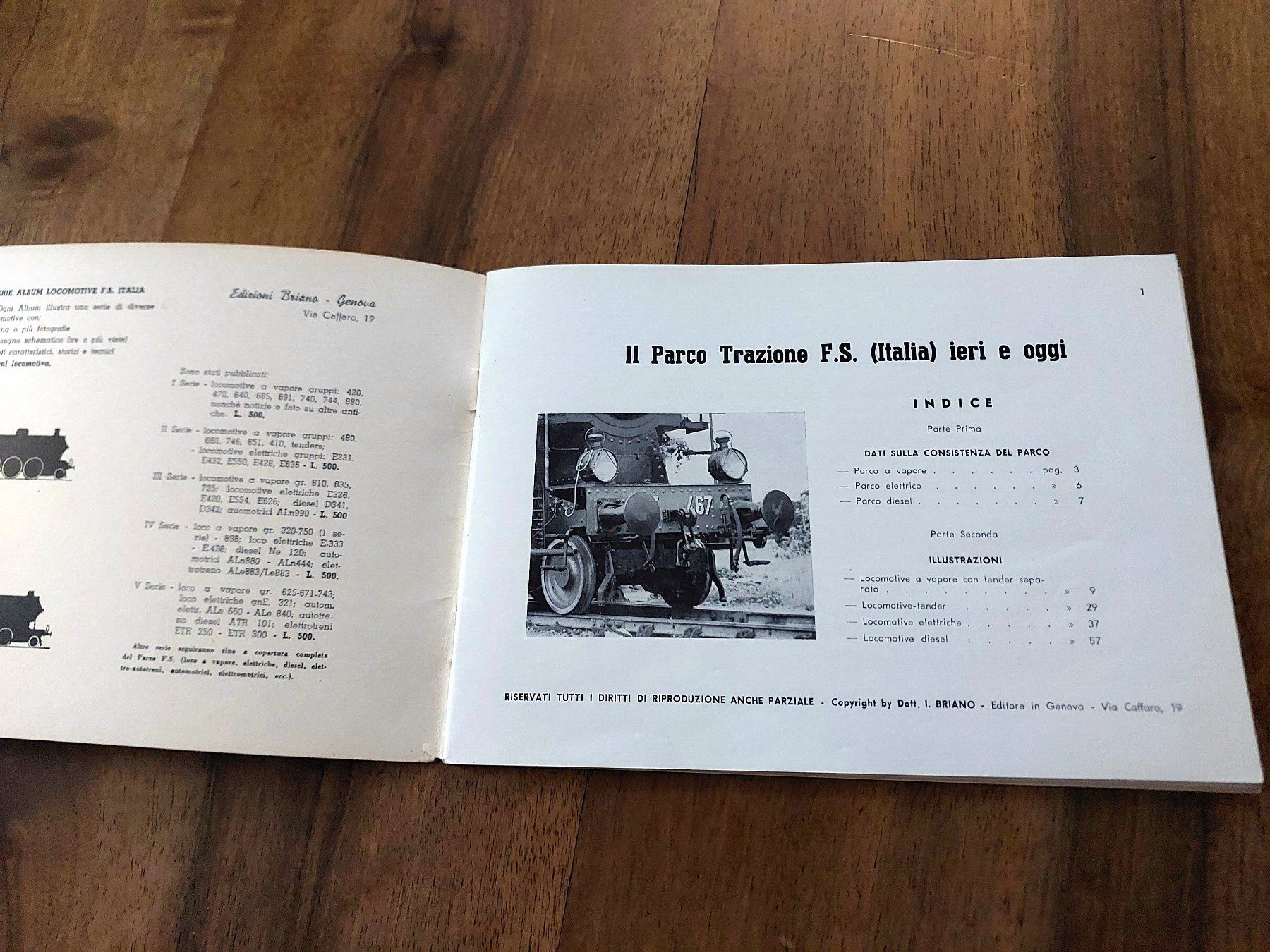 Libri: Il Parco Trazione F.S. ieri e oggi – Usato da Schönenwerd venduto da Steidi 1
