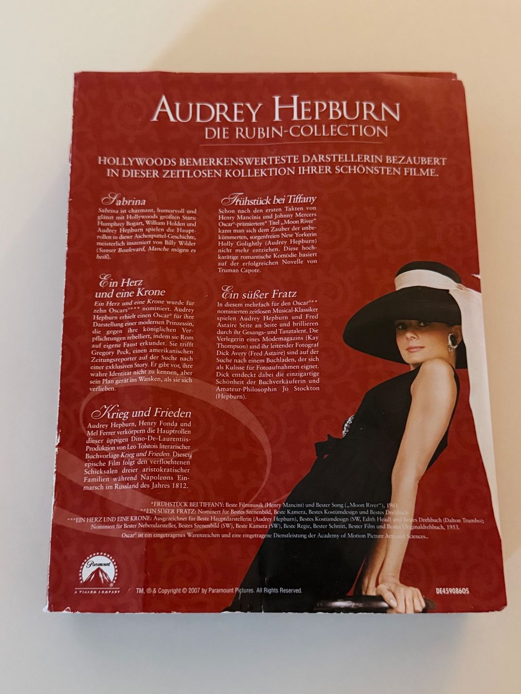 Tutti i DVDs: Audrey Hepburn Rubin Collection DVD Box – Usato da Altstätten SG venduto da sheamus 5