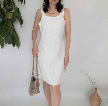 Kleid weiss Blanc du Nil Grösse 38 Sommerkleid 