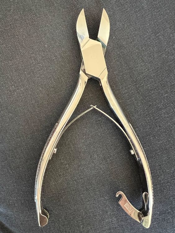 Ashiq Nagelzange Aus Spezialstahl, 16 Cm, Gebogene Schneide – Steril & Rostfrei, Made In Germany