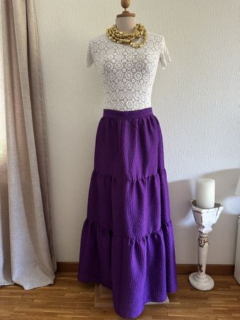 Jupe longue Zara violette taille M