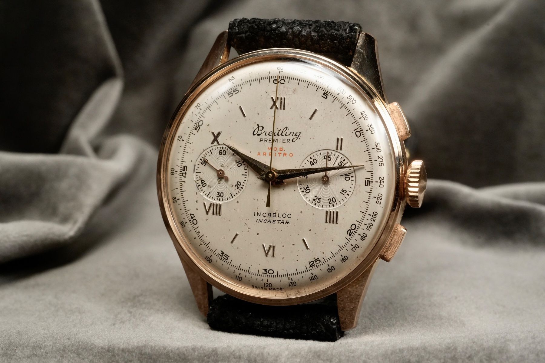 Breitling Orologi: Breitling Premier Arbitro Ref. 781 Original 1954 18k Pink – Usato da Morcote venduto da chronoservice 3