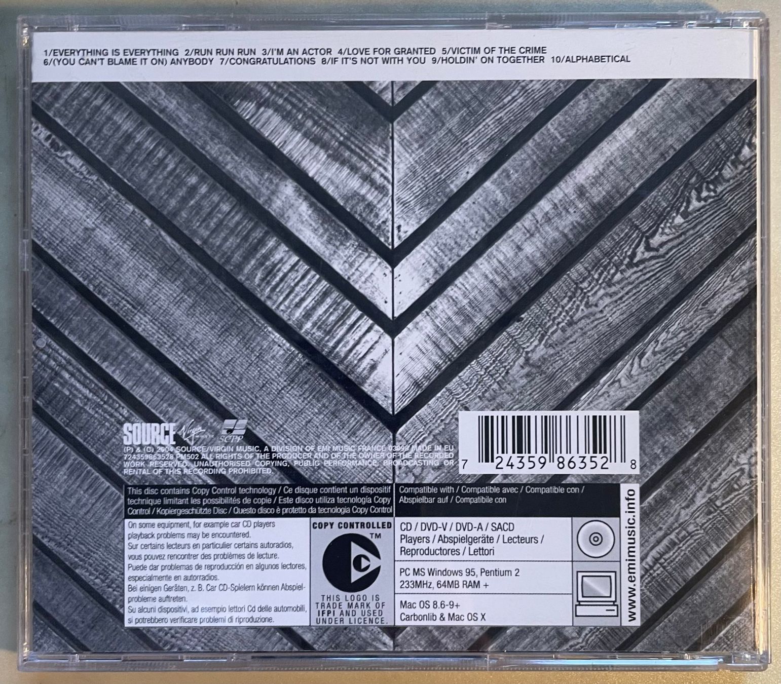CD: Phoenix - Alphabetical – Usato da Brunnen venduto da Barfly5 1