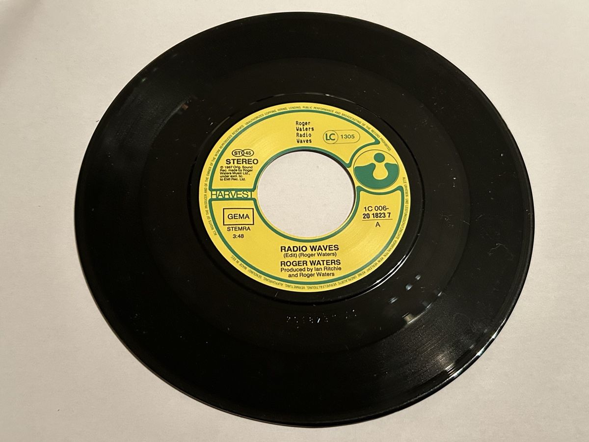 Schallplatten: Roger Waters Pink Floyd. 1987. Radio Waves – Gebraucht aus Faulensee von Mizuno06 3