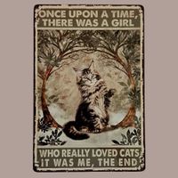🔥 GIRL LOVED CATS Katzen Blechschild 💜 20x30cm OVP 🔥