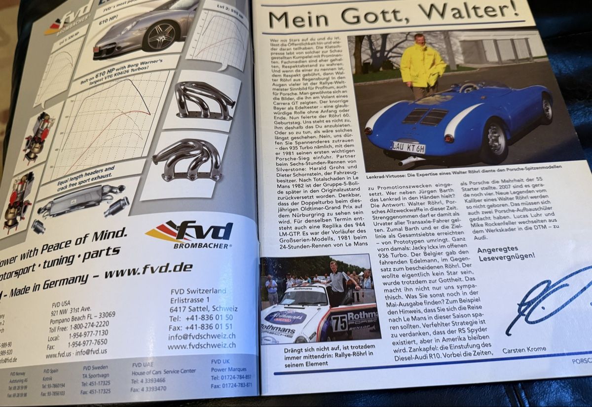 Riviste & Magazine: Porsche Scene Magazin - 04/05 2007 – Usato da hunzenschwil venduto da Oldipark 1