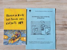 Lot de livres Feuille de route pour famille avec enfants HPI