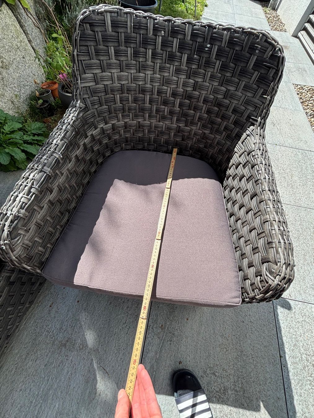 Poltrone: Polyrattan Lounge-Set (Sofa & 2 Sessel ) – Usato da Wohlen AG venduto da Rocker99 6