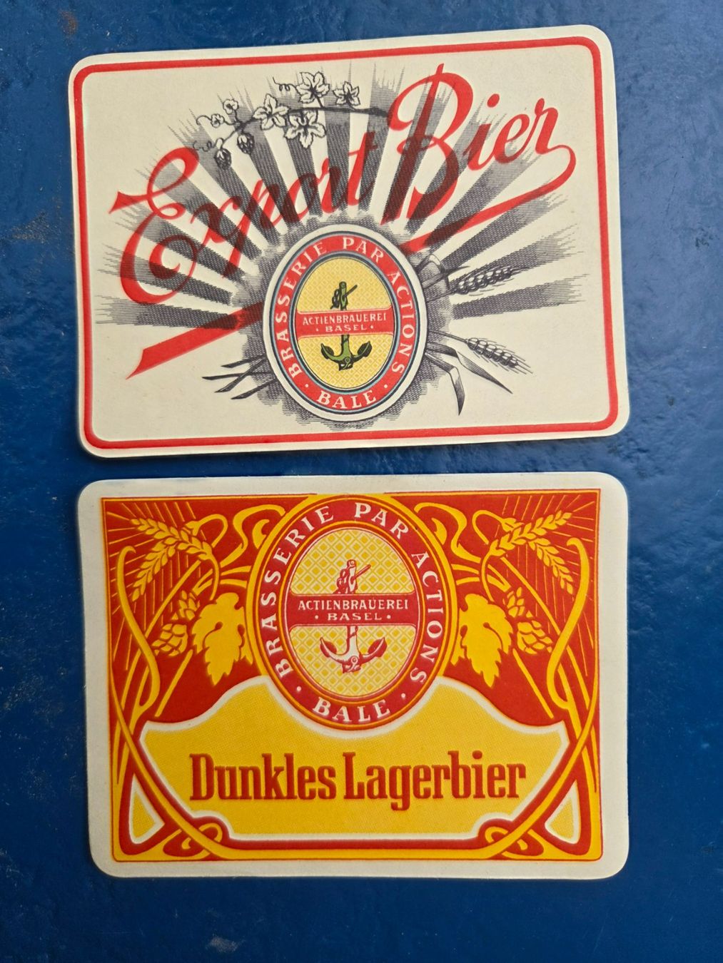 Bicchieri, Caraffe & Bottiglie: Bier Brauerei Actienbräu Basel – Usato da Wittenbach venduto da Bierbis