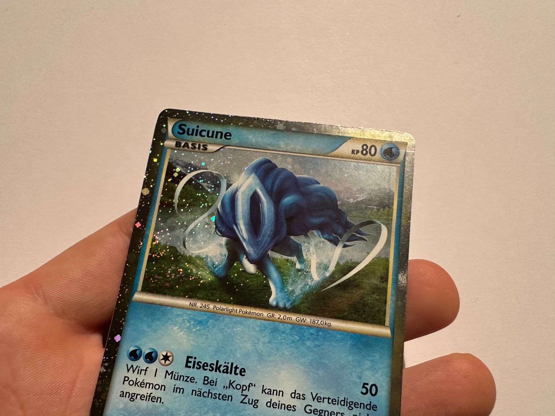 Pokémon Carte collezionabili: Suicune holo HGSS Promo DE – Usato da Hagendorn venduto da Pokecollectorch 4