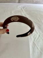 Becksöndergaard Haarreif mit Paisleymuster braun neu