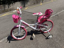 Kinderfahrrad "Unicorn" 16 Zoll  mit Stützrädern, gebraucht