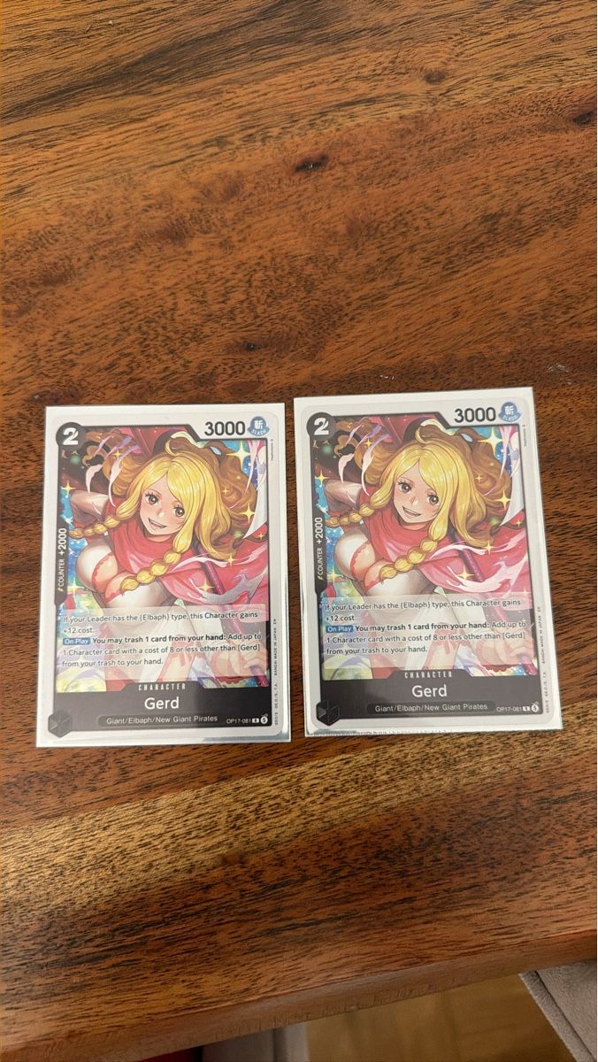 Bandai Sammelbilder & Trading cards: One Piece TCG Gerd OP17-018  – Neu und originalverpackt aus Bern von Latdavo