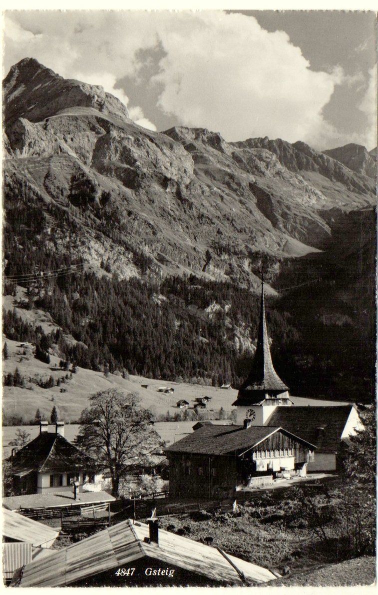 Ansichtskarten: GSTEIG – Neu (gemäss Beschreibung) aus Jona von philajona