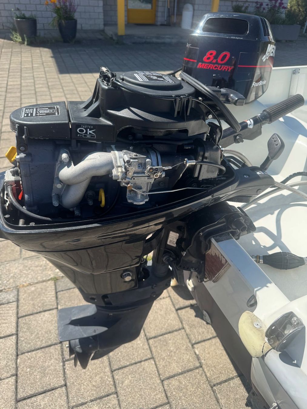 Quicksilver Barche: Quicksilver 400 Freizeitboot mit MFK, 8 PS mit Anlasser! – Usato da Madiswil venduto da JKBooteGmbH 9