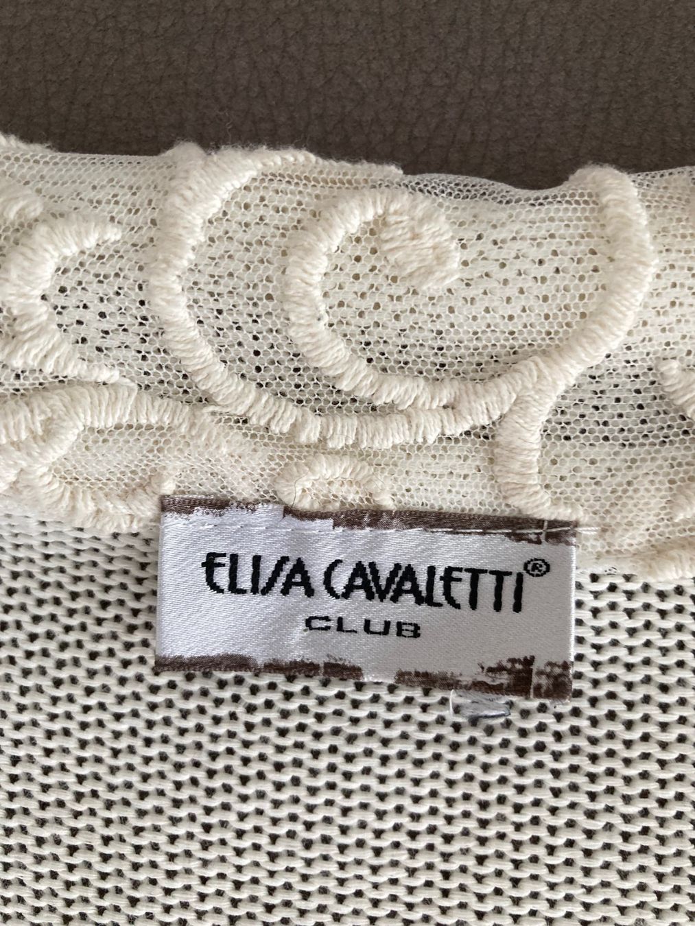 Giacche: Jacke Strick, Gr. S, hellbeige m.Spitzen Elisa Cavaleti – Usato da Glattpark (Opfikon) venduto da Pangie 2