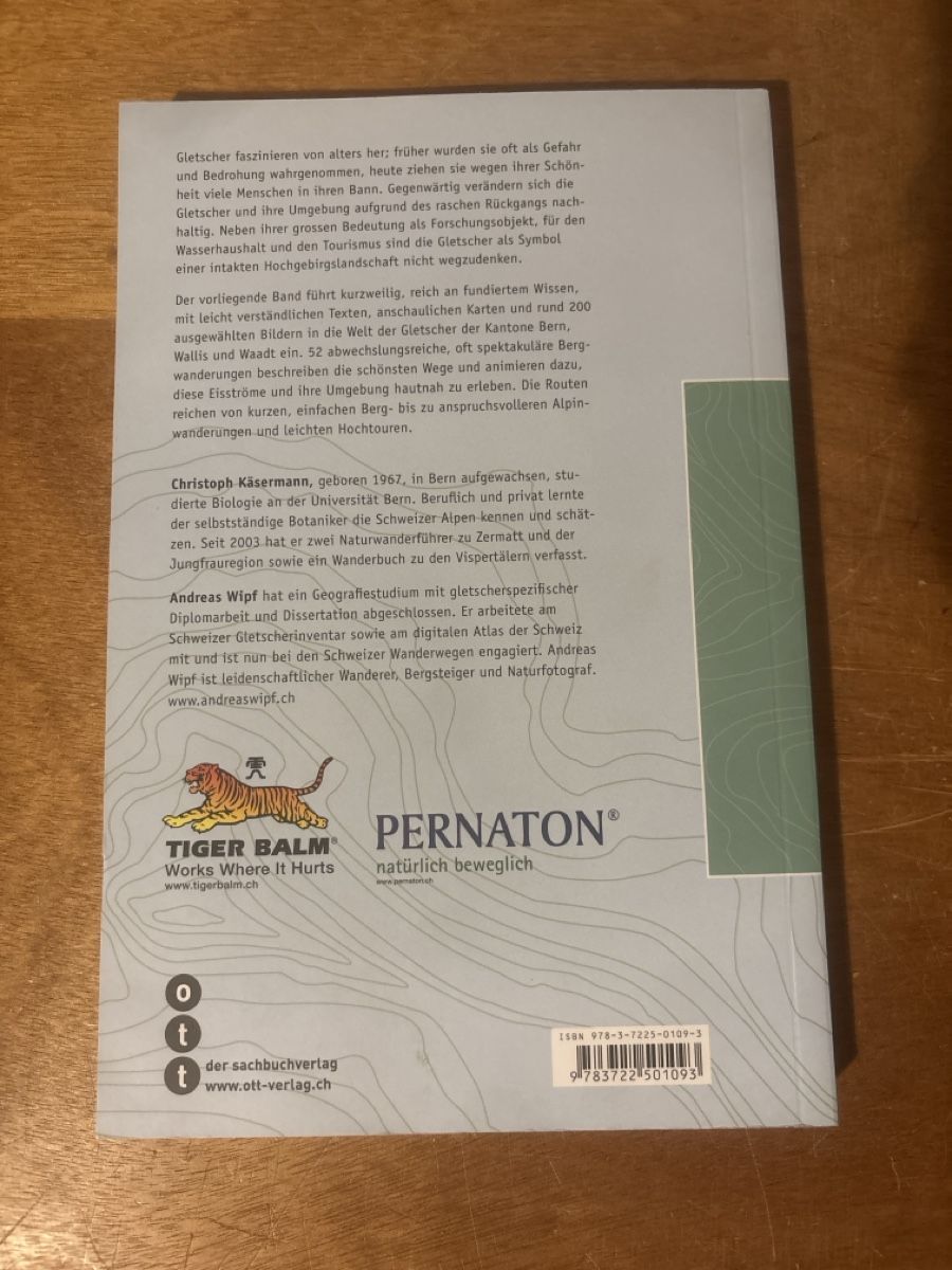 Libri: Gletscher der Schweiz: 52 Bergwanderungen – Usato da Zürich venduto da WWehrle 1