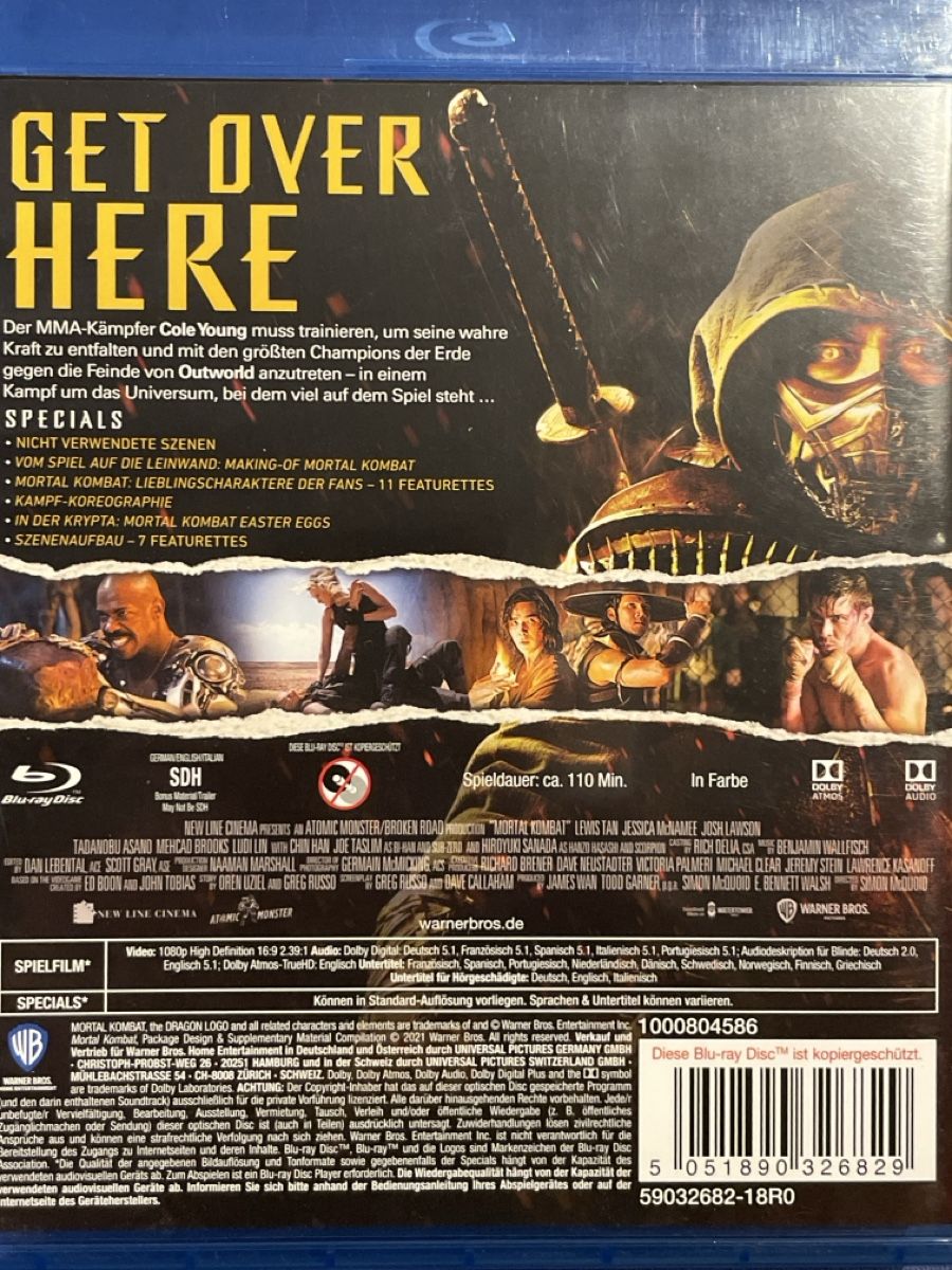 Tutti i DVDs: Mortal Kombat (2021) – Usato da Waldenburg venduto da Gonzo8 1