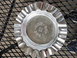 Alter Original SBB CFF FFS Aschenbecher Metall 