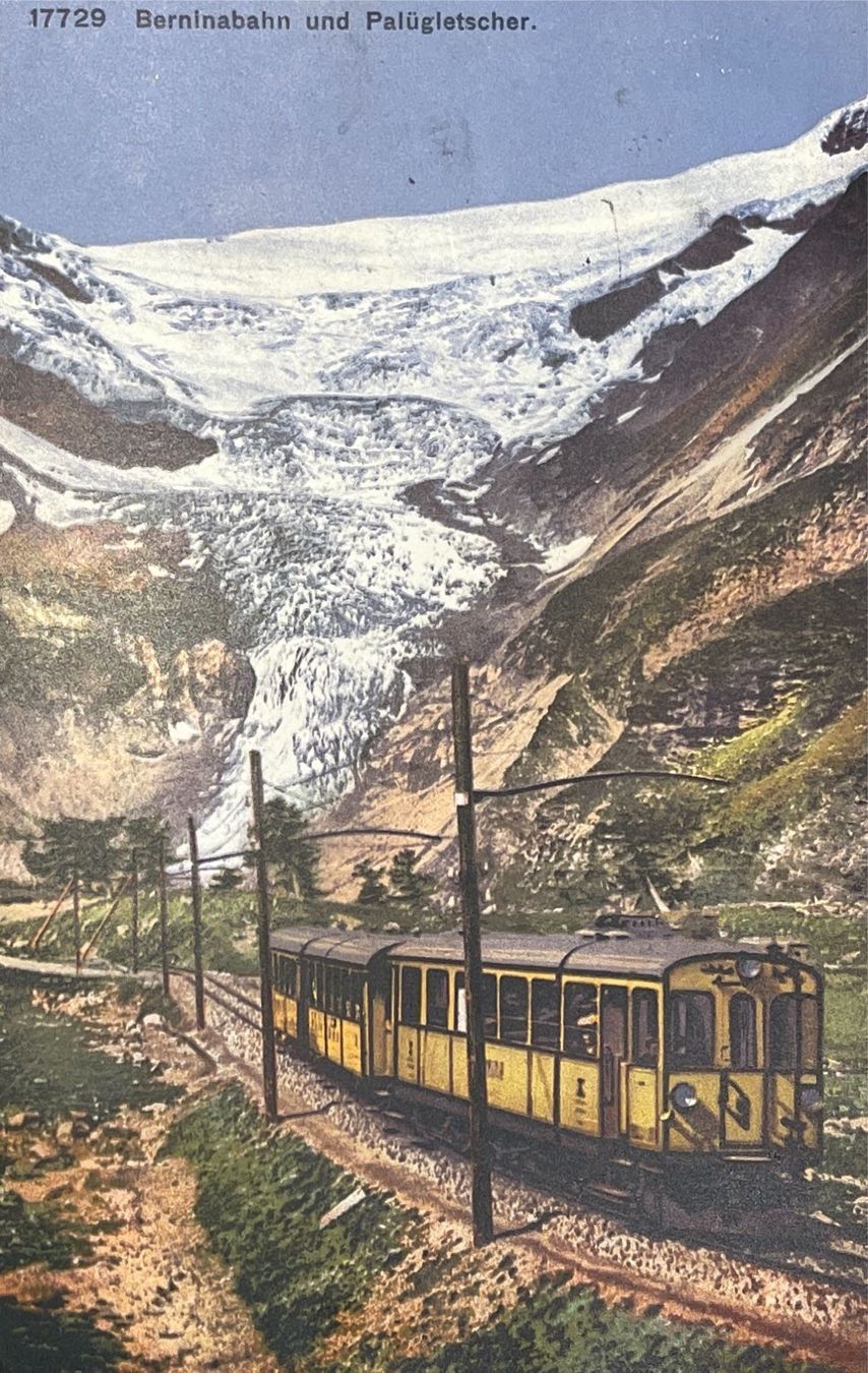 Cartoline postali: Berninabahn und Palügletscher GR – Usato da Reichenburg venduto da ibiza18