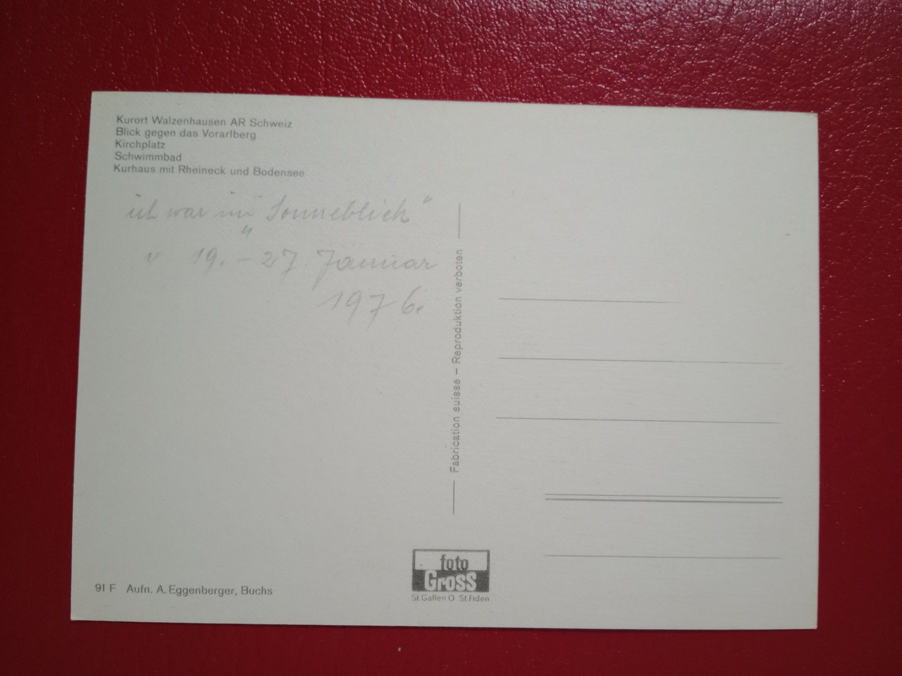 Cartes postales: Walzenhausen AR mehrbildrig – D'occasion à Küttigen par Melisch1000 1