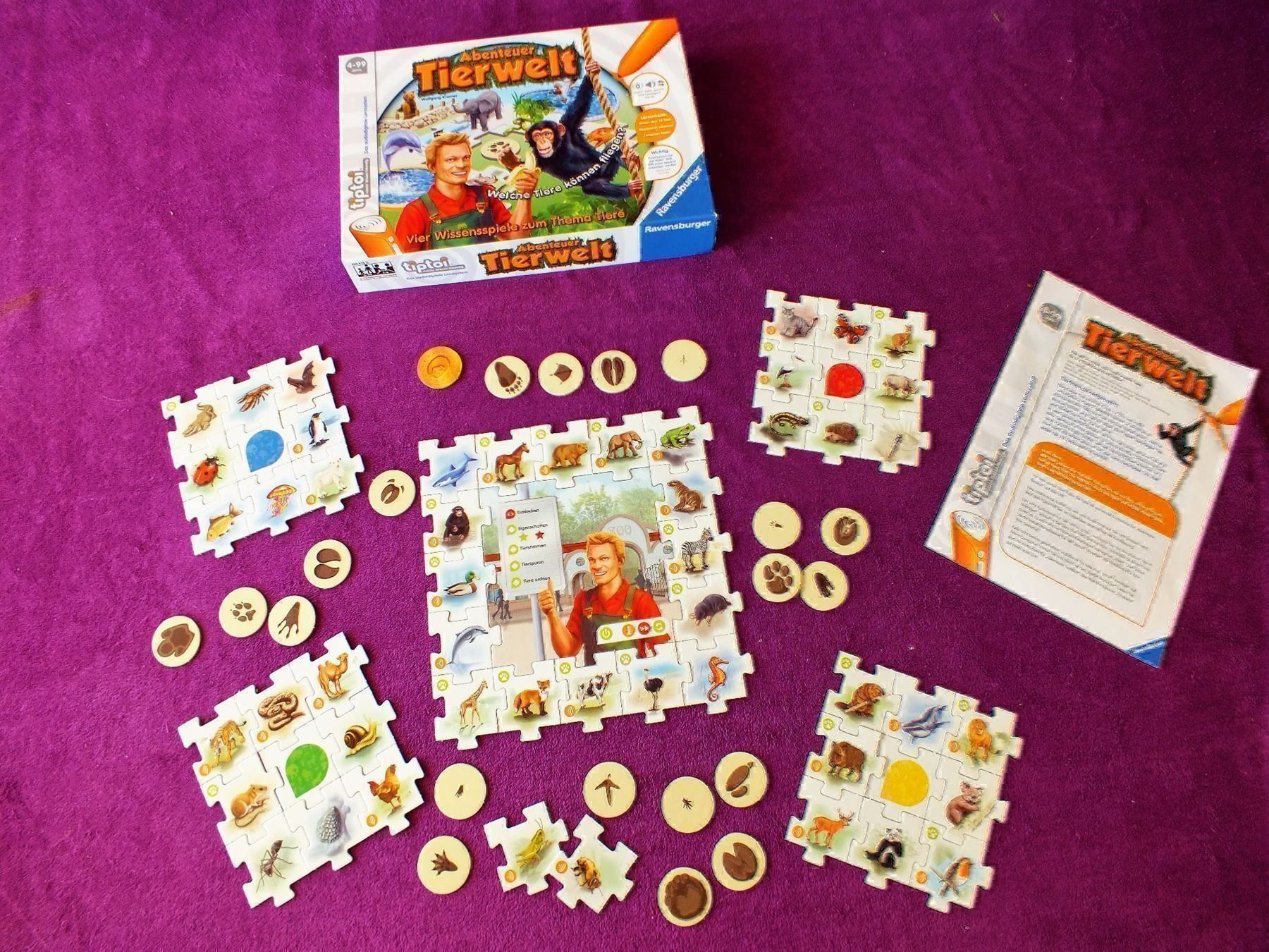 Ravensburger Spiele: tiptoi Spiel - Abenteuer Tierwelt – Gebraucht aus Müllheim Dorf von Seeeule01 1