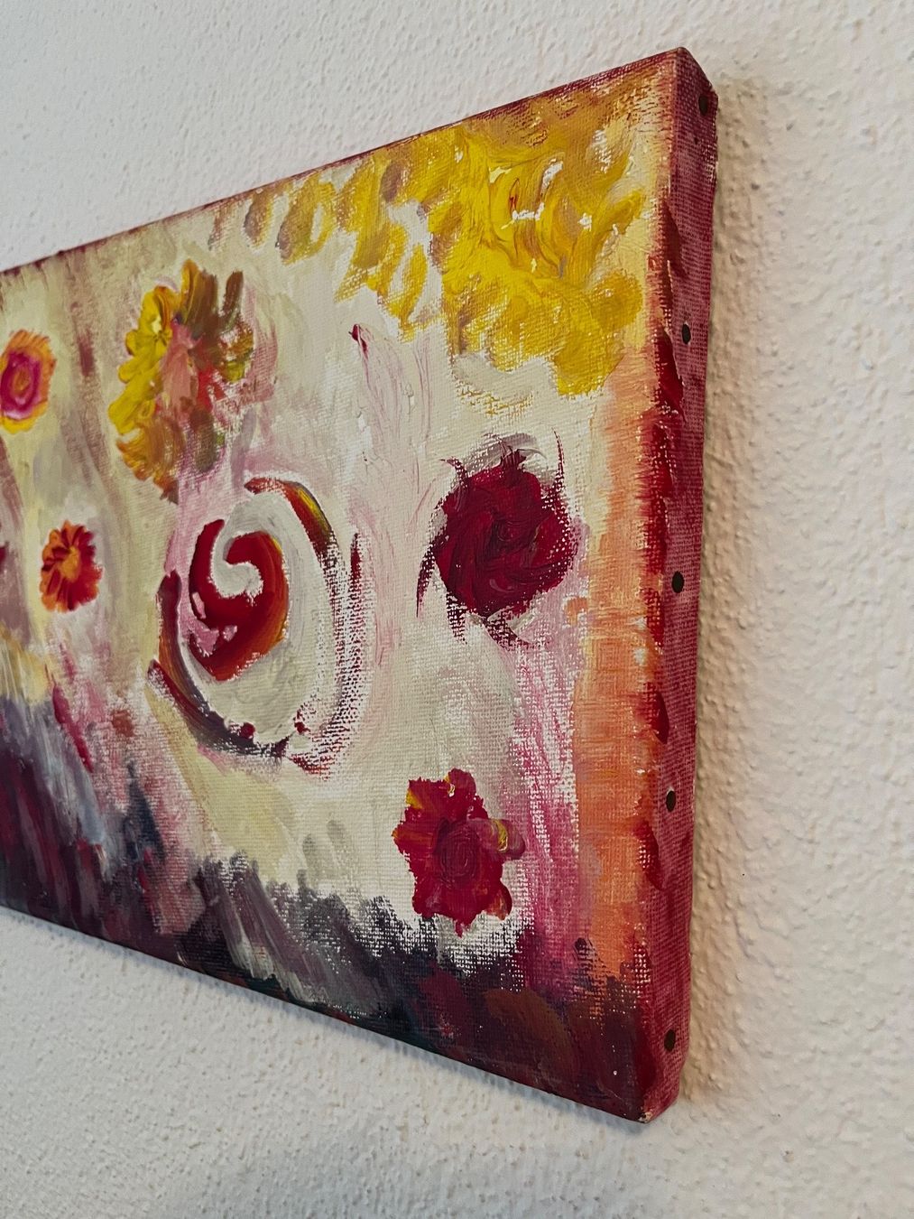 Gemälde: Handgemalt: Tempera auf Leinwand / Canvas. Sommer – Gebraucht aus Aarau von M218 2