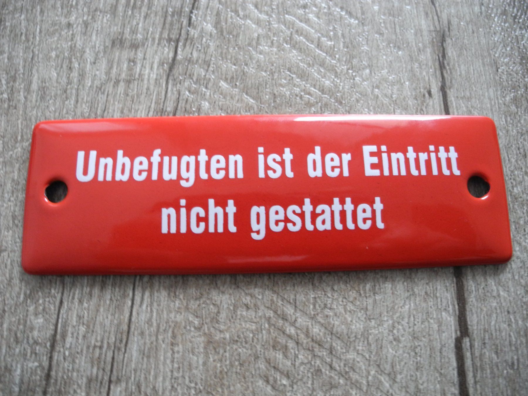 Schilder: HINWEISSCHILD  EMAILLE – Neu (gemäss Beschreibung) aus Reinach AG von Huckleberrysix 1