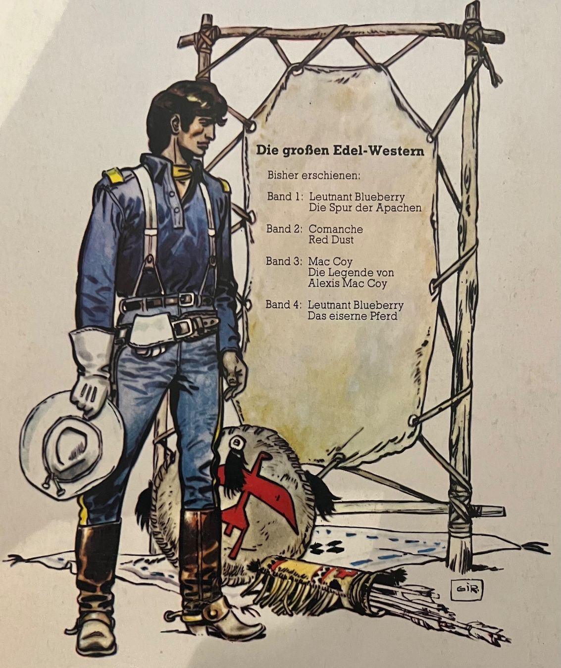 Fumetti: Leutnant Blueberry 4 - Das eiserne Pferd Western-Comic – Usato da Hunzenschwil venduto da zibu88 1