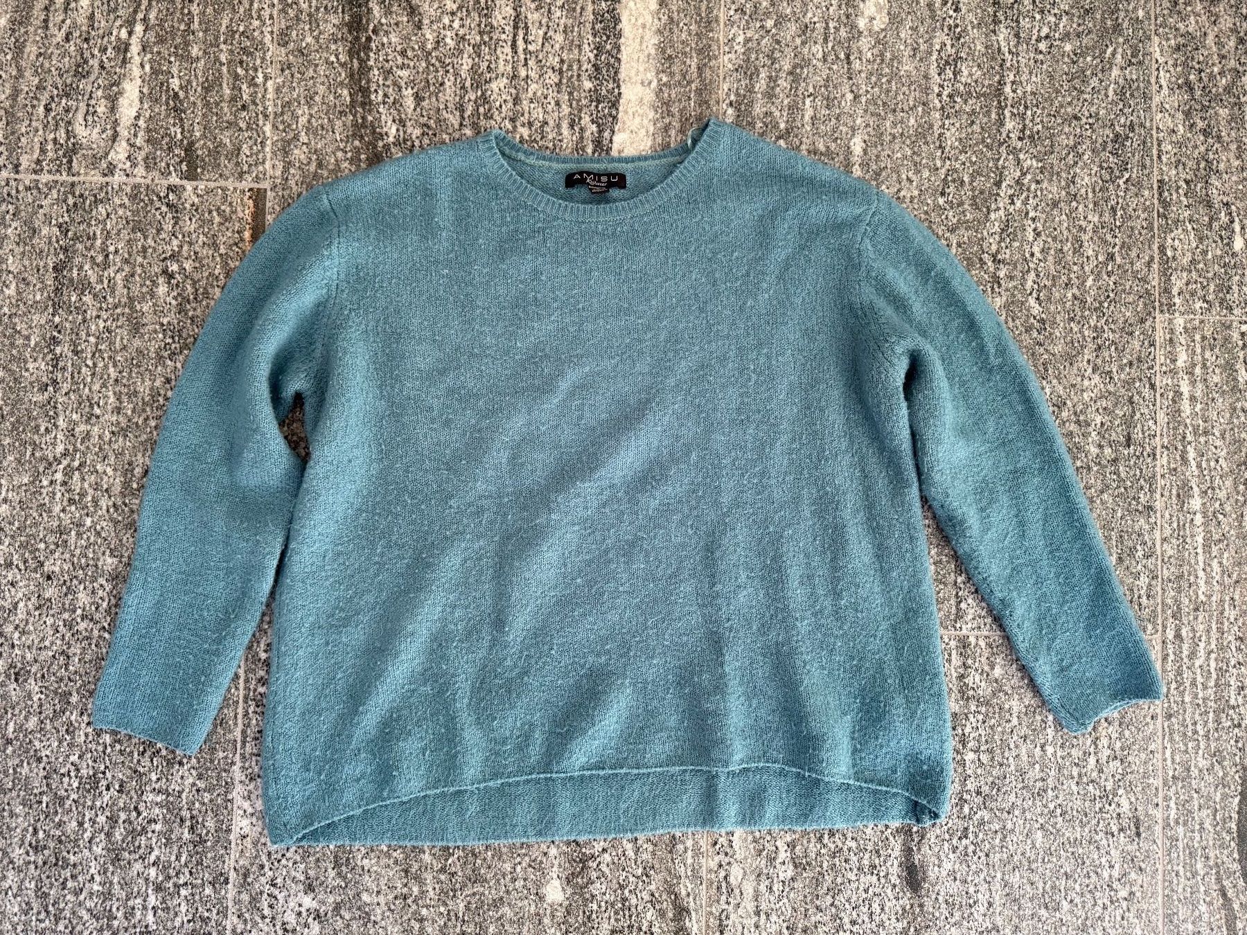 Maglioni & Felpe: Turquoise amisu womens knit sweater – Usato da S. Vittore venduto da via_h2nb