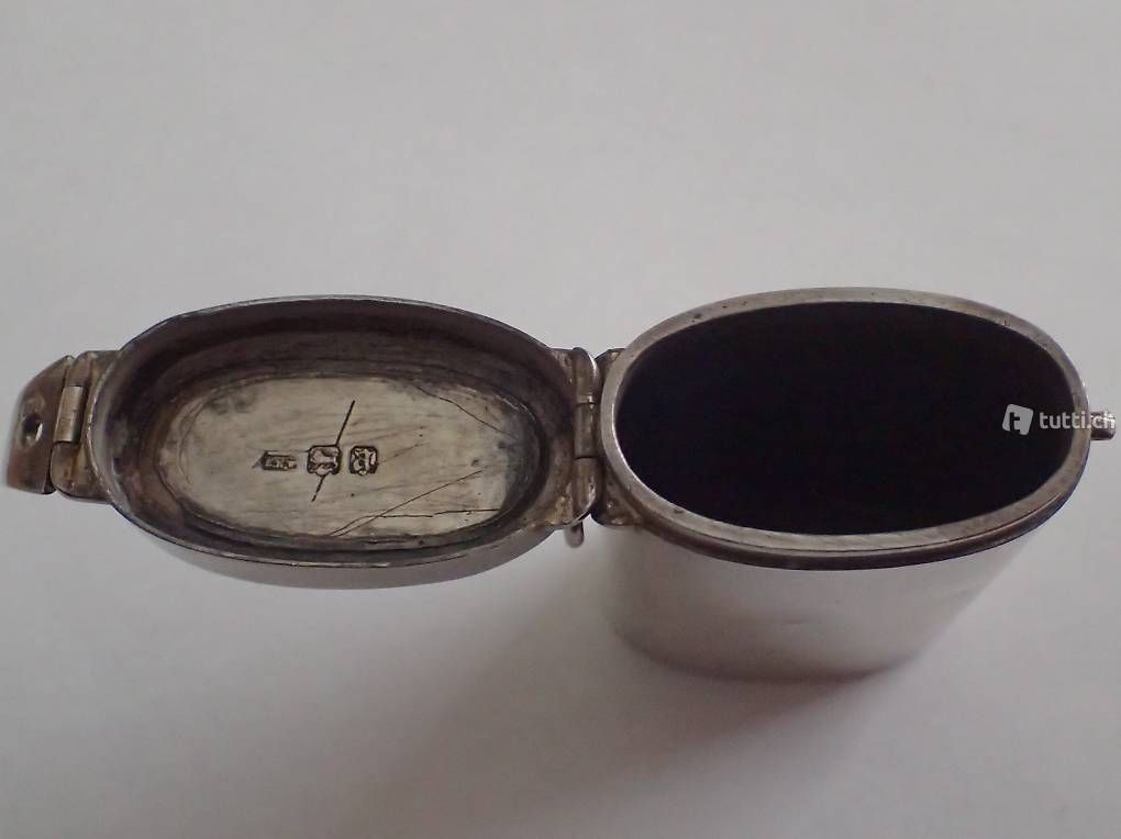 Accendini: Antike Sterling Silber Streichholz Box – Usato da Pratteln venduto da lupo_cattivo 2