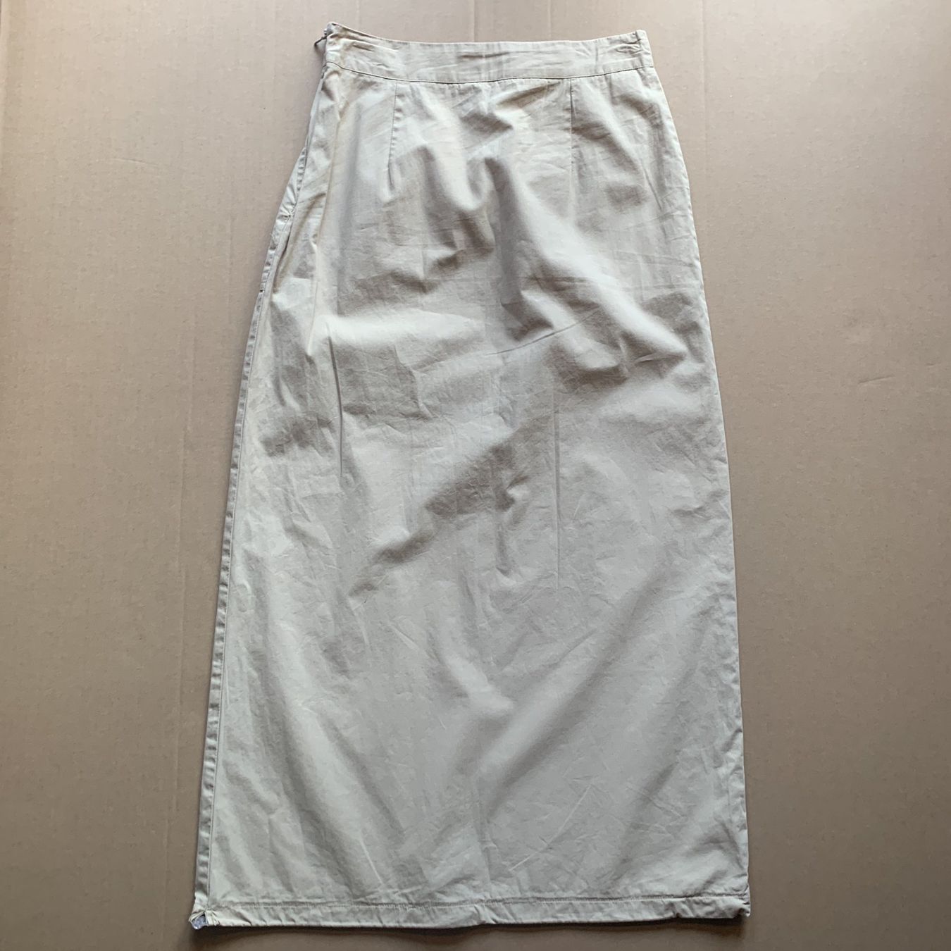 Röcke: Maxirock aus 100 % Baumwolle in Beige – Gebraucht aus Chalais von Decoarts.art 2