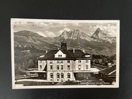 AK SZ Goldau, Bahnhof mit den Mythen