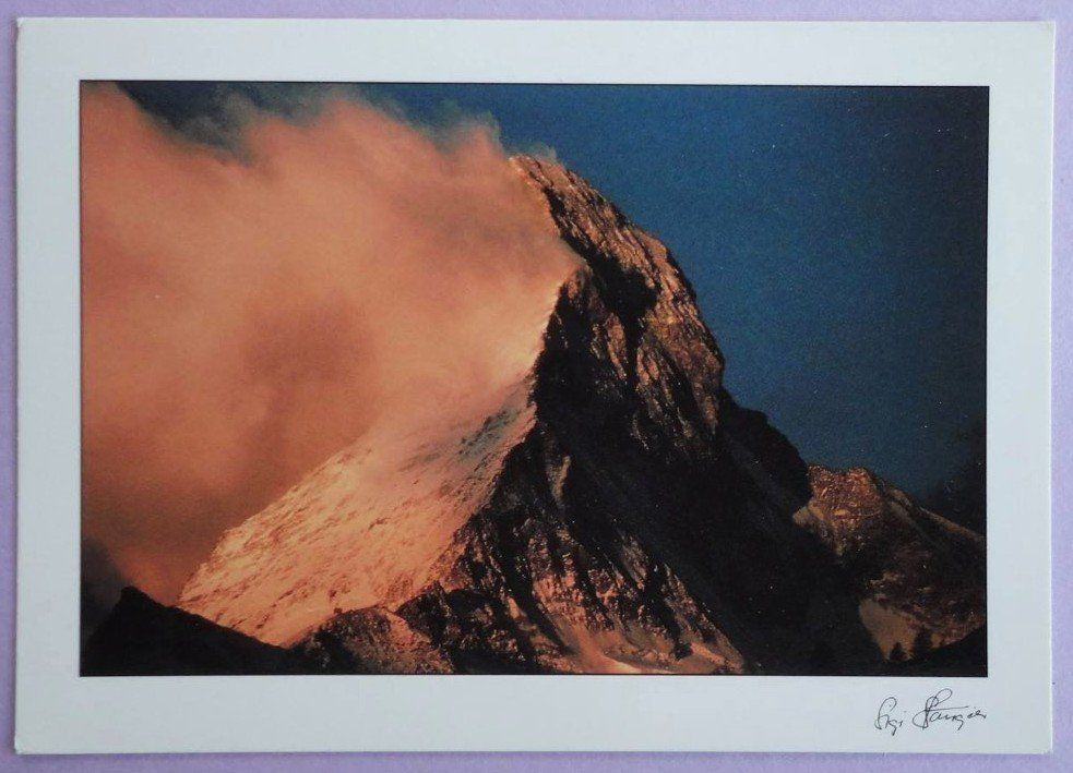 Ansichtskarten: Matterhorn - Morgenstimmung – Gebraucht aus Fétigny von Billy2miny