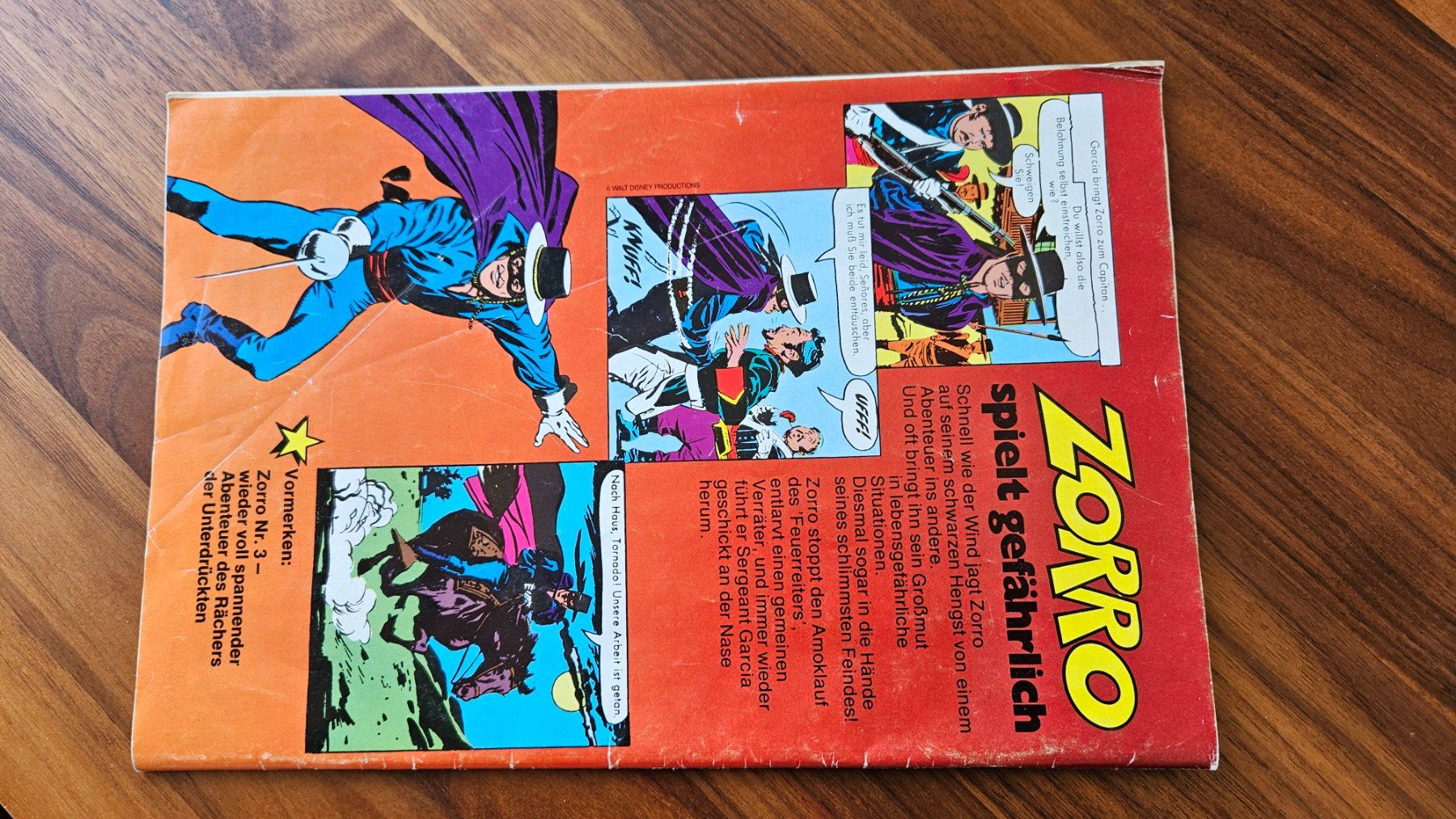 Comics: Zorro Comic Nr. 2 - Walt Disney - Selten! – Gebraucht aus Untervaz von FullFlap777 1