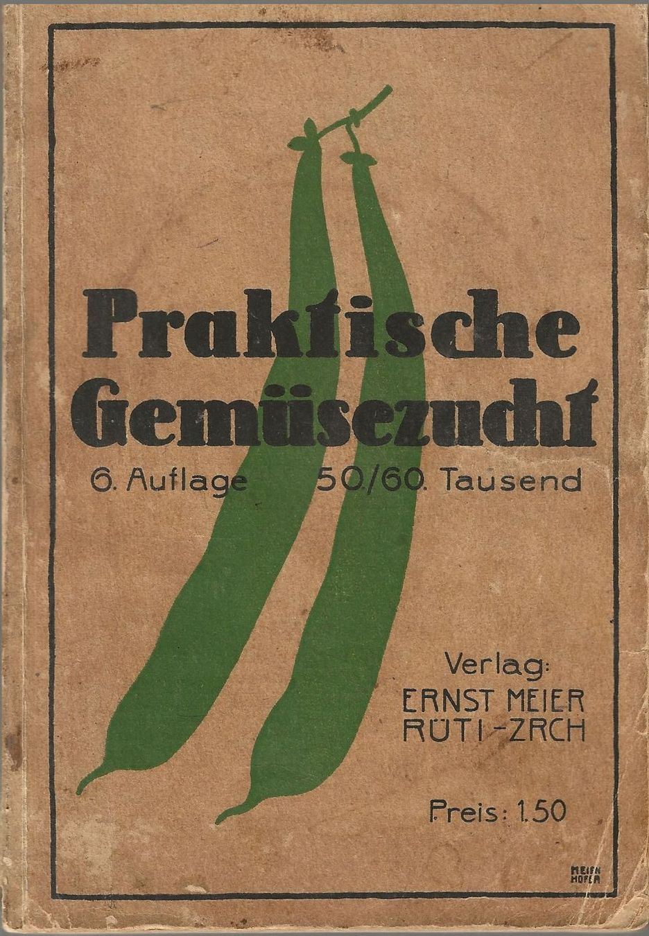 Bücher: Praktische Gemüsezucht 1919 – Gebraucht aus Bern von Grindelwaldaus
